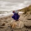 Muisje Fieke op het strand